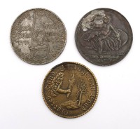 Auktion 369 / Los 6008 <br>3x div. antike Medaillen, ca. D-4,5cm