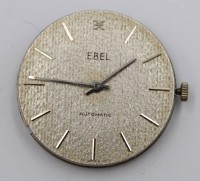 Auktion 369<br>Vintage-Herren-Uhrwerk, EBEL Automatic, Werk l&auml;uft, ca. D-3,1cm