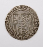Auktion 369 / Los 6039 <br>Sachsen, Kurf&uuml;rstentum Schreckenberger (Engelsgroschen) o.J., ca. 3gr., D-2,6cm