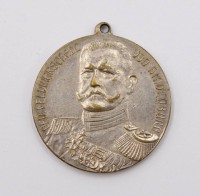 Auktion 369 / Los 7024 <br>patriotische Medaille, GEN. FELDMGRSCHALL VON HINDENBURG, 1914, ca. D-3cm