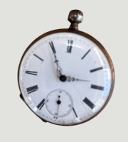 Auktion 369<br>versilb. HTU mit Schl&uuml;sselwerk, l&auml;uft, D-5 cm