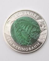 Auktion 369<br>25 Euro Silber-Niob-M&uuml;nze 2004 "150 Jahre Semmeringbahn", &Ouml;sterreich, Silber