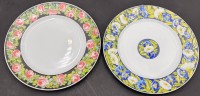 Auktion 369 / Los 8134 <br>2x grosse Teller "Rosenthal" , D-26 cm