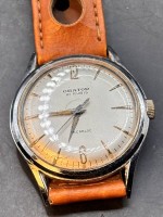 Auktion 369<br>mechan. HAU "Orator" Sportsman, 21 Rubis, Lederband, optisch guter Zustand, Werk l&auml;uft,