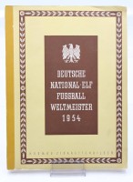 Auktion 369 / Los 3034 <br>Sammelalbum, Deutsche Nationalelf Fu&szlig;ball Weltmeister 1954, komplett