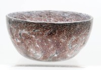 Auktion 369<br>hohe Kunstglasschale, WMF ? Murano?, ca. H-11cm D-22cm