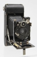 Auktion 369 / Los 14509 <br>antike Balgenkamera, Ica Klimax Lukos II, Altersspuren, Funktion nicht gepr&uuml;ft