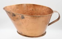 Auktion 369<br>gr. Kupfer-Sch&uuml;tte, ca. H-20cm B-46cm