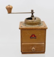 Auktion 369<br>Holz-Kaffeem&uuml;hle, &auml;lter, ca. H-22cm