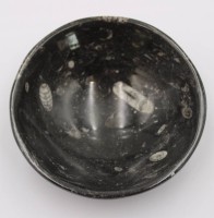 Auktion 369<br>Fossil-Schale, ca. H-3,6cm D-12cm