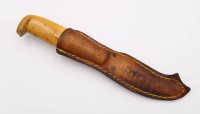 Auktion 369<br>JANNE MARTTIINI-Messer, Rovaniemi, Finnland. 20. Jhd., L-23cm
