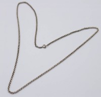 Auktion 369<br>Halskette, Silber, 16,2gr., L-68cm