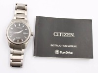 Auktion 369<br>Citizen Eco-Drive Super Titanium Herrenuhr,  Quarzwerk, anbei Anleitung, D-3,8cm