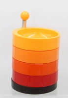 Auktion 369 / Los 15136 <br>Emsa Snack-Turm, 70er Jahre, ca. H-20,5cm D-13cm