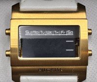 Auktion 369<br>Quartz Digital Armbanduhr "Pilgrim" neuwertig in orig. Box,