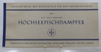 Auktion 369<br>Transartreihe der Reichsstelle f&uuml;r den Unterrichtsfilm zum Thema Hochseefischdampfer, 1939