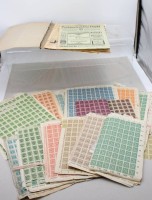 Auktion 369<br>gr. Konvolut div. Marken-B&ouml;gen, &auml;lter