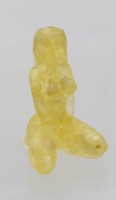 Auktion 369<br>weiblicher Akt aus Citrin-Quarz, ca. H-6,5cm