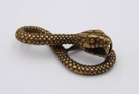 Auktion 369<br>kl. Messing-Schlange, ca. L-5cm