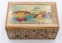 Auktion 369<br>japanische Trickkiste, Himitsu-bako, H-7cm B-14,5cm T-10cm