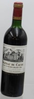 Auktion 369<br>Flasche  Rotwein "Chateau du Cauze" 1985,  St. Emilion, guter Zustand