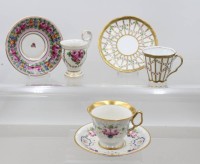 Auktion 369<br>3x kl. Ziertassen mit U.T.