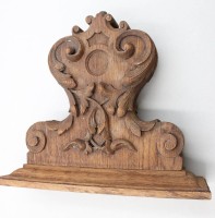 Auktion 369<br>Holzdekoration o.&auml;., &auml;lter, ca. 32 x 29 x 11cm