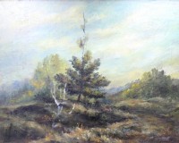 Auktion 369 / Los 4033 <br>signiert R.Kochanowski , Landschaft, &Ouml;l/Leinwand, gerahmt, RG 46,5 x 56cm