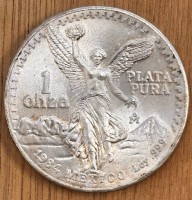 Auktion 369<br>Silberunze Mexico 1984, g&uuml;ltiges Zahlungsmittel ohne Nennwert!