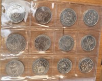 Auktion 369<br>12x div. portugiesische Escudo-Silberm&uuml;nzen. 50-100-200 Esc., ca. 250 gr.