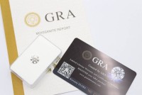 Auktion 369 / Los 1251 <br>Moissanit, ca. 4 ct, anbei GRA-Zertifikat