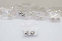 Auktion 369<br>5 Paar div. Ohrschmuck, versilbert