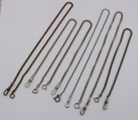 Auktion 369<br>Konvolut div. Uhrenketten, 6 x