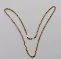 Auktion 369<br>Halskette, 925er Silber vergoldet, Milor Italy, 5,9gr., L-45cm