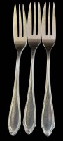 Auktion 369<br>3x Kuchengabeln, Silber-800-, L-15 cm, 78 gr