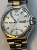 Auktion 370<br>HAU "Citizen Quartz" orig. Band, Tragespuren, Werk nicht gepr&uuml;ft