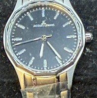Auktion 370<br>Quartz DAU Jacques Lemans Armbanduhr 1-2013 Edelstahl, D-2,6 cm, neu in orig. Karton, Werk l&auml;uft, tw. mit orig. Folien, Karton besch&auml;digt