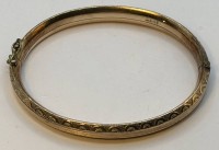 Auktion 370<br>vintage Double Armreif mit Sicherheitsacht, ca. 7x6 cm