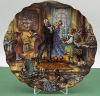 Auktion 370<br>Sammelteller "Festliches Finale", Weimar, limitiert, Bradex Nr.,, D-26 cm