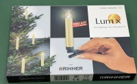 Auktion 370<br>6x orig. Pakete "Krinner" kabellose Weihnachtskerzen, 2x grosse Pakette, 4x kleiner  Pakete, NP ca. 500 Euro