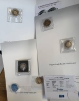 Auktion 370<br>3x BTM Mappen mit 5x 10 Euro M&uuml;nzen BRD