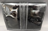 Auktion 370 / Los 13009 <br>Lack-Handtasche "Novabell" neu und ungetragen,  20x23 cm