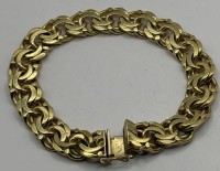 Auktion 370<br>massives Double-Armband, L-20 cm, ca. 32 gr