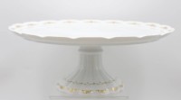 Auktion 370 / Los 8043 <br>Tortenplatte auf Stand, Kaiser, Monte Carlo, ca. H-12,5cm D-32,5cm
