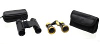 Auktion 370<br>2x kl. Ferngl&auml;ser, 1x TCM, je in Tasche, gute Erhaltungen