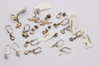 Auktion 370<br>Konvolut div. Silber-Ohrschmuck