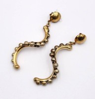 Auktion 370<br>Paar lange Ohrstecker, 925er Silber, zus. ca. 10,5gr., ca. L-6cm