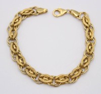 Auktion 370<br>925er Silber-Armband, vergoldet, 15,3gr., ca. L-19cm