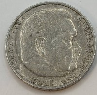 Auktion 370 / Los 6044 <br>5 Reichsmark 1935, Hindenburg