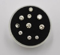 Auktion 370<br>10x div. kl. Brillanten, zus. ca. 1,1ct